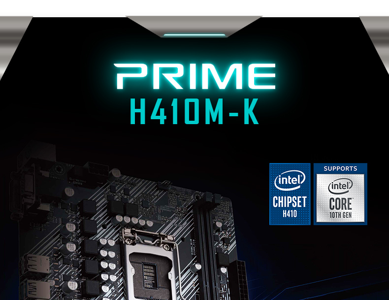 华硕prime h410m-k游戏主板