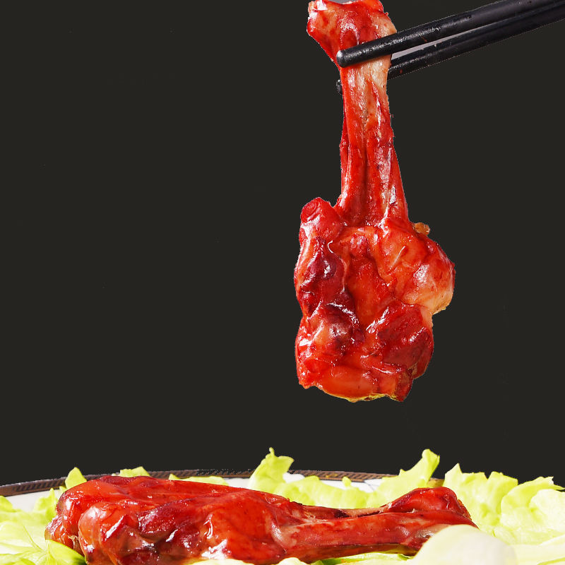 乡巴佬鸭腿批发盐焗40g鸡腿整箱小鸡腿一箱鸭货零食休闲食品熟食