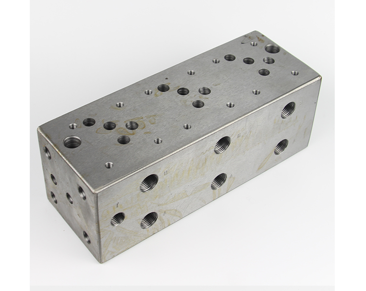 定做液压站油路块610通径液压阀块电磁阀换向阀油路集成块板式工具02