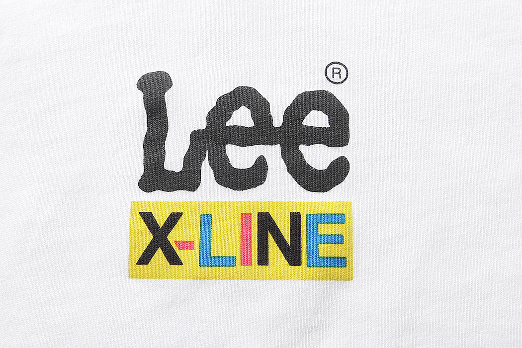 超级新品 lee x-line系列 圆领简约休闲男logo短袖t恤