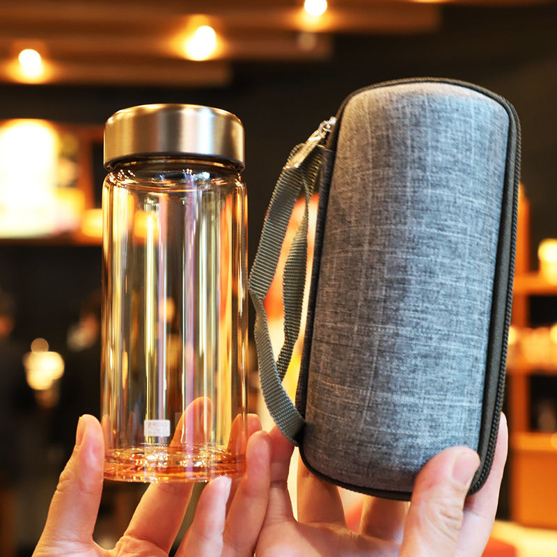 便利100超小迷你男女玻璃杯便携小巧150ml透明水杯可爱学生随手杯