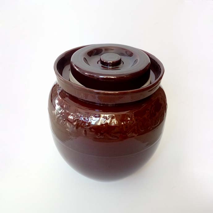 家用陶瓷腌菜坛子泡菜坛子土陶罐咸鸭蛋坛子腌菜罐加厚酸菜缸拓进 2号