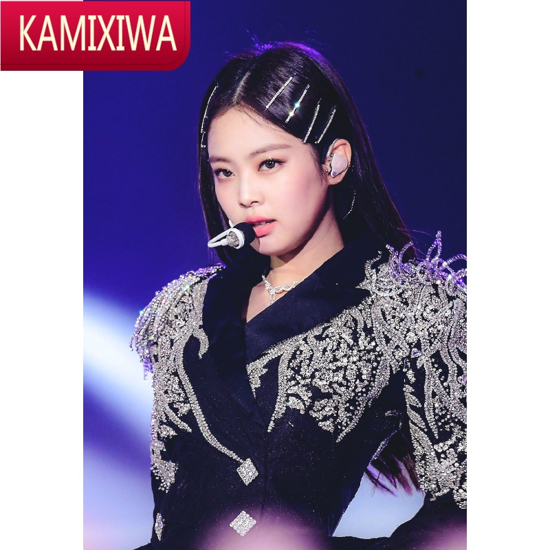 金智妮jennie同款韩国发夹一字夹子边夹水钻刘海少女发卡珍妮头饰