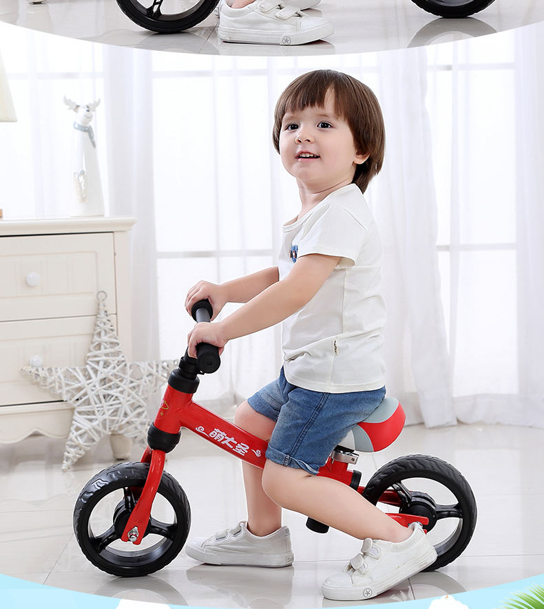 儿童平衡车滑步车初学者13岁婴幼儿滑行两轮自行车溜溜车简易轻便便携