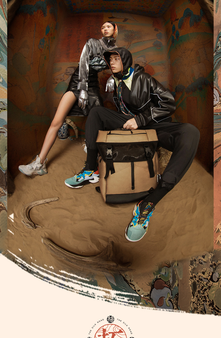 李宁(li-ning)运动休闲鞋 华晨宇同款李宁cf溯敦煌千行策休闲鞋男鞋