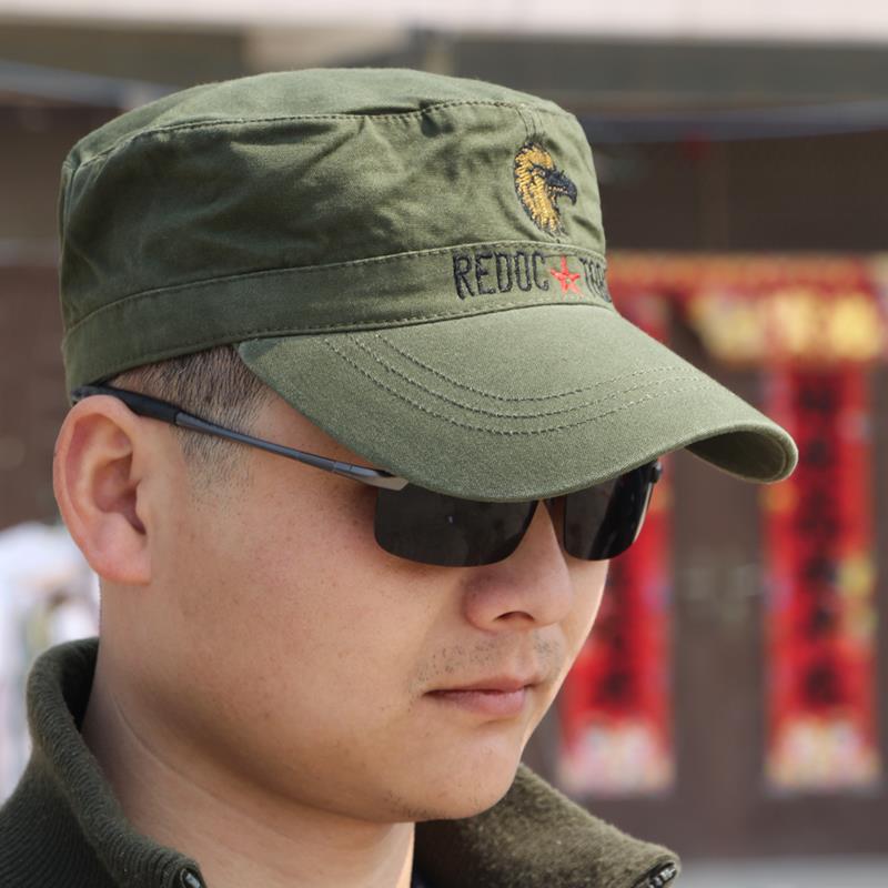 户外军迷用品特种兵作训作战帽军绿色鹰头帽奔尼帽军帽平顶帽子男
