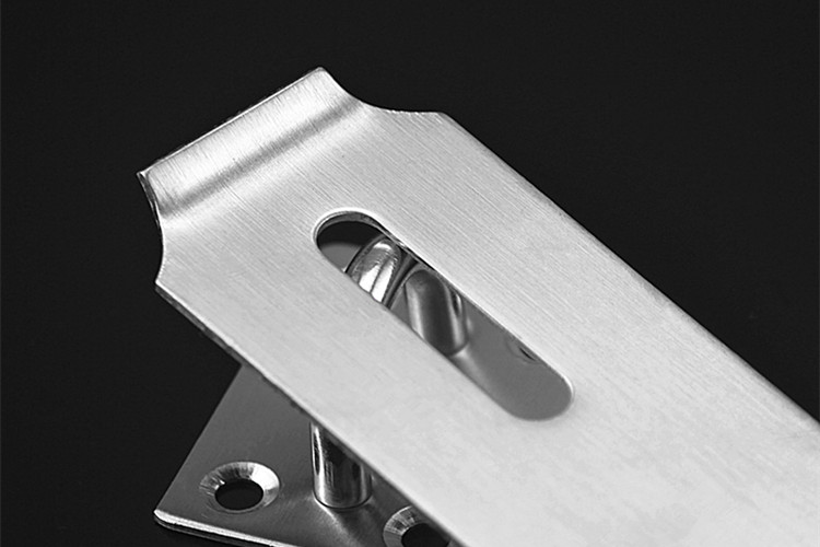 敬平销 不锈钢门锁扣搭扣老式明装锁门扣门栓防盗锁牌房门木门插销