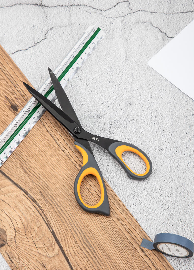 【得力(deli)办公文具77757】 得力deli77757剪刀210mm合金不锈钢尖头