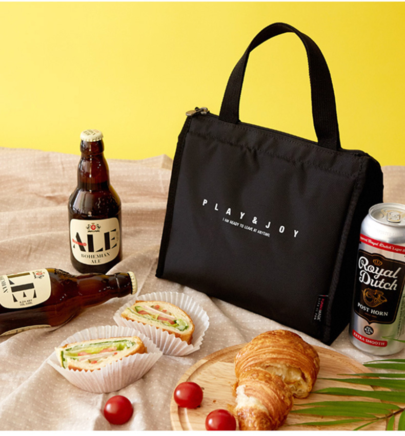 午餐便当包手提包保温包便携饭盒袋子郊游野餐包饭袋加厚保暖大号