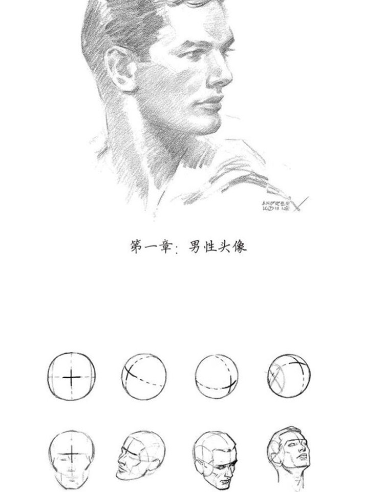 路米斯经典美术课-头手素描素描从入到精通头像手部素描基础