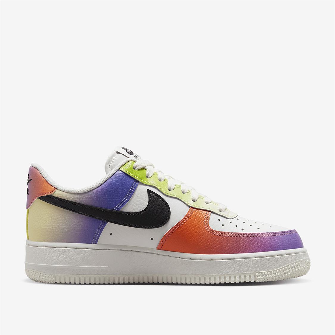 【耐克(nike)户外休闲鞋】 nike耐克板鞋女air force 1 渐变彩虹 空军