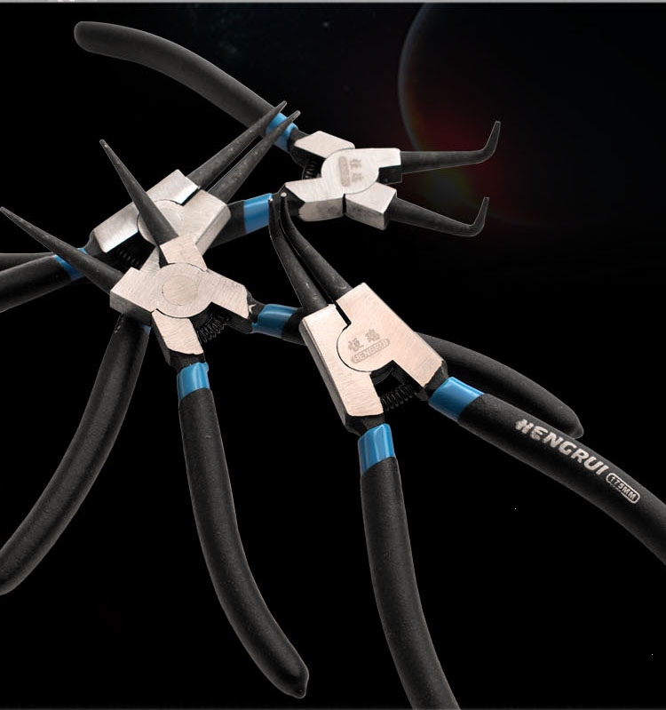 卡簧钳子卡簧钳小内外两用多功能理线家内卡钳挡圈钳拆卸卡环卡黄钳