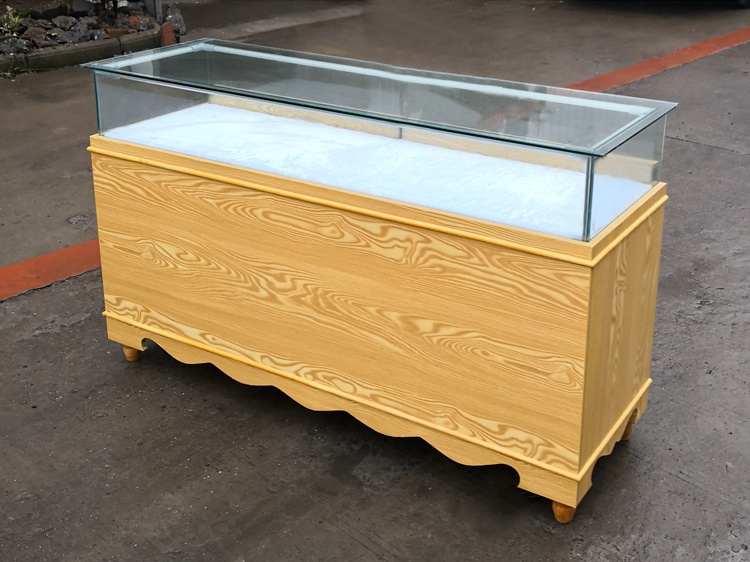 赣合眼镜柜免漆柜木纹柜子玻璃饰品柜玻璃柜子珠宝展示柜台首饰柜