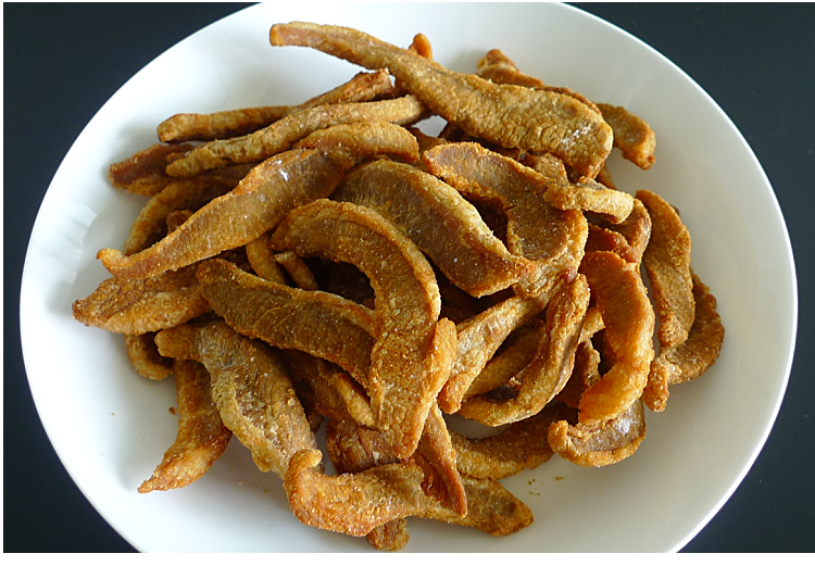 精肉脂渣瘦肉渣好吃的肉类零食猪肉粕青岛特产偏瘦200克