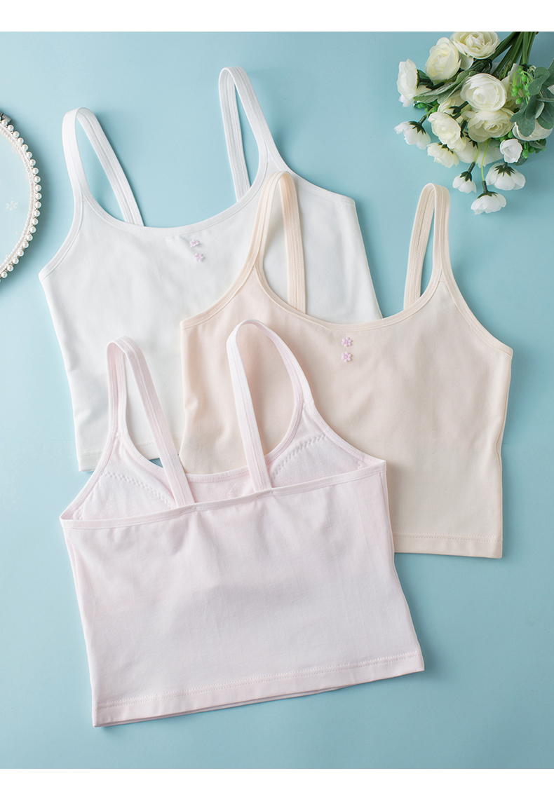 可莉允女童内衣发育期13岁10岁小背心女棉小学生912儿童少女内衣文胸