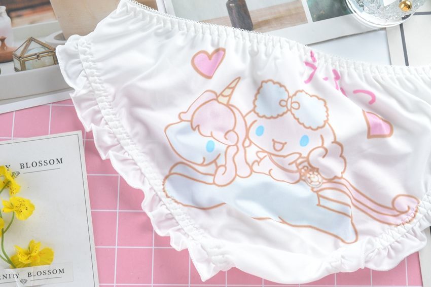 日系可爱印花少女风玉桂狗学生卡通动漫女士内裤学生短裤三角裤夏1条