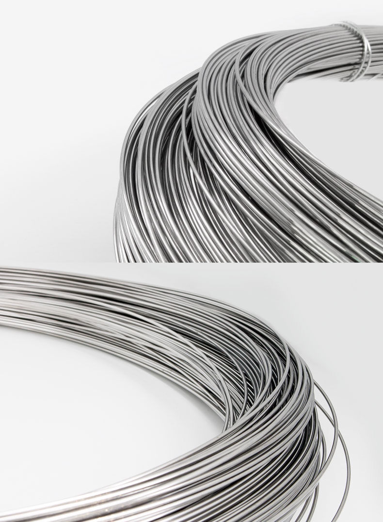 铁丝扎带细铁丝手工diy不锈钢铁线窗帘挂绳晾衣绳小钢筋 1斤/8号直径