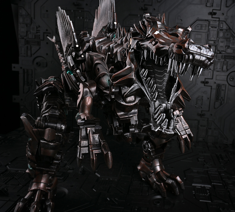 黑曼巴奥意恐龙蔑视放大ls11藐视合金版钢索变形玩具金刚模型手办