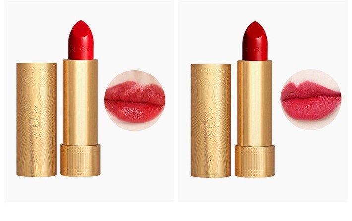 新款gucci古驰倾色华缎小金管口红唇膏50035g丝绒缎面质感显色