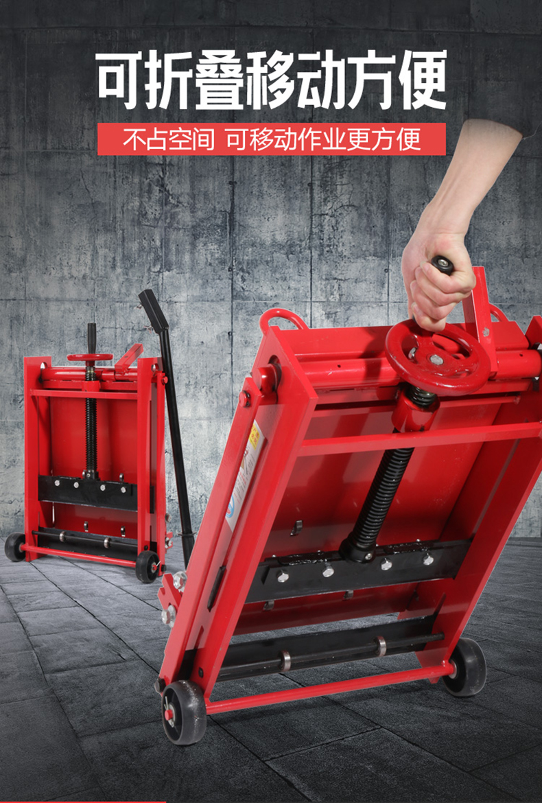 加气块切砖机阿斯卡利手压轻质砖切割机泡沫砖切刀压砖机手动加气砖切