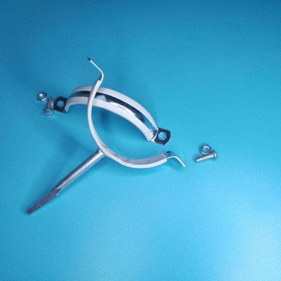 pvc排水管镀锌管卡单边扣管夹ppr水管吊卡管箍抱箍卡箍墙壁水管夹直径