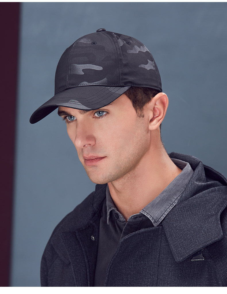 棒球帽男生时尚韩版硬顶鸭舌帽男户外百搭休闲纯色运动帽子2754585cm