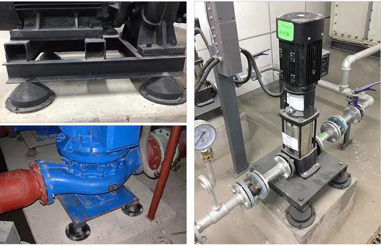 久益祥门用配件型号 定做 水泵风机防震垫橡胶减震器方形圆形剪切碗式