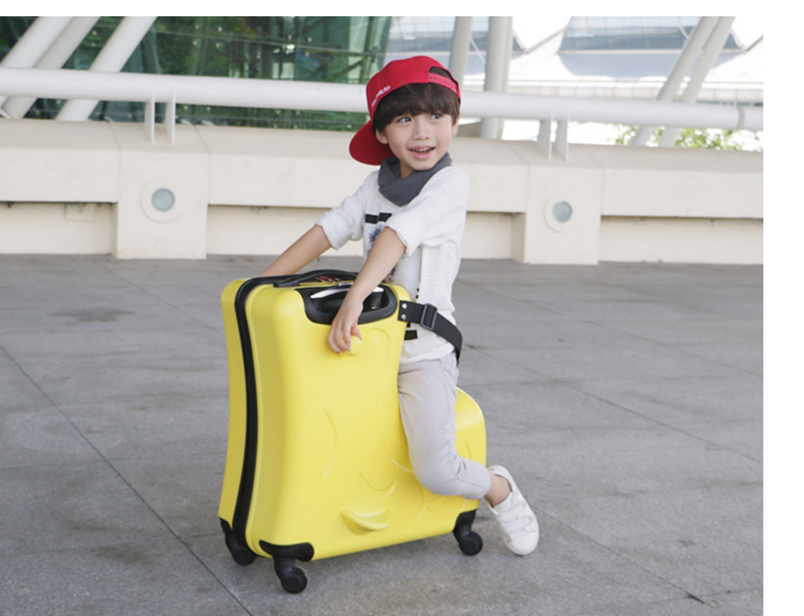 bangdou儿童行李箱可坐骑宝宝拉杆箱可坐可骑男孩旅行密码箱小型箱子