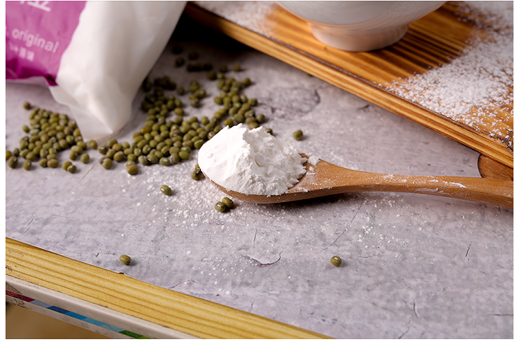 纯绿豆淀粉绿豆粉自制川北白凉粉凉皮原料500g食用四川凉粉贵州