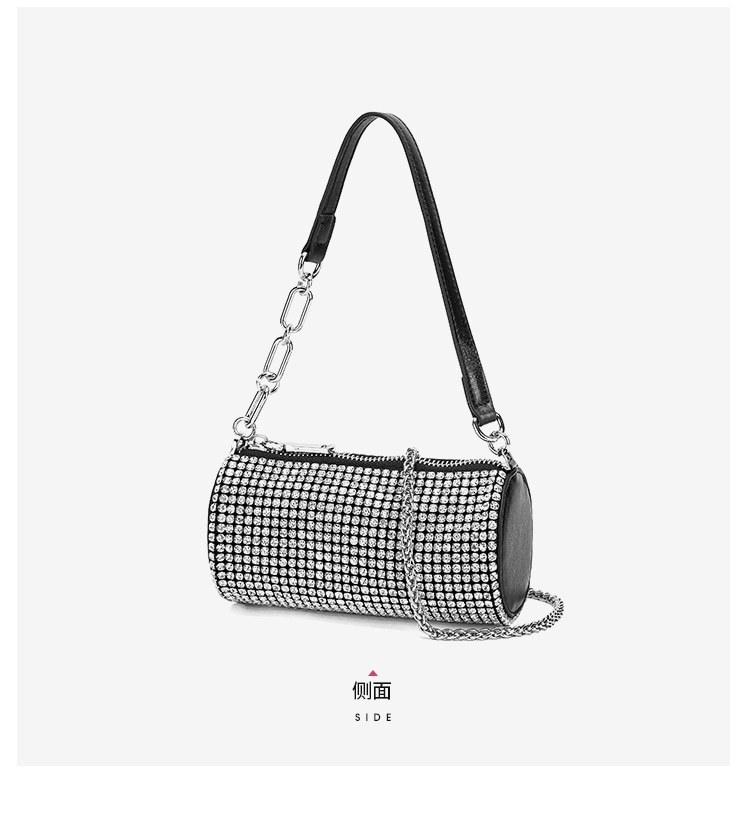 马克华菲夏季热卖网红水钻包大容量单肩包腋下包女式斜挎包时尚女包