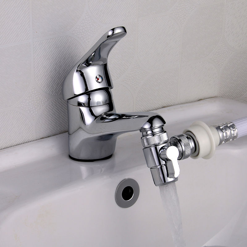 水龙头万能接头转换器全自动洗衣机进水管分流器一分二快速转接头