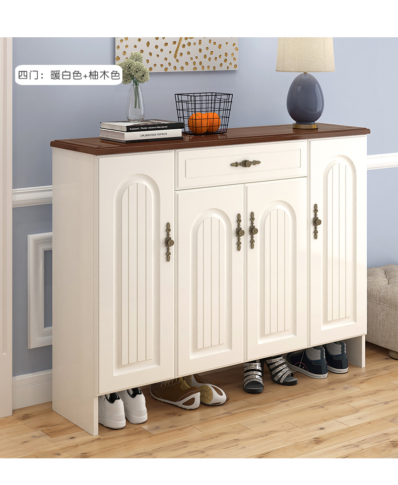 诺菲琳nuofeilin北欧式客厅带抽屉鞋柜多功能收纳柜简约现代经济型