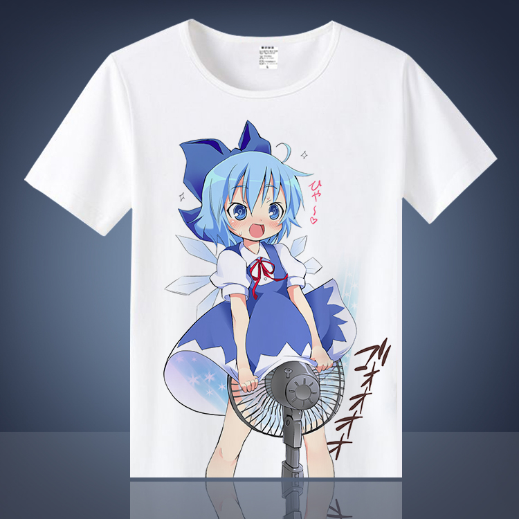 东方project 博丽灵梦 雾雨魔理沙 日本二次元衣服动漫周边t恤夏