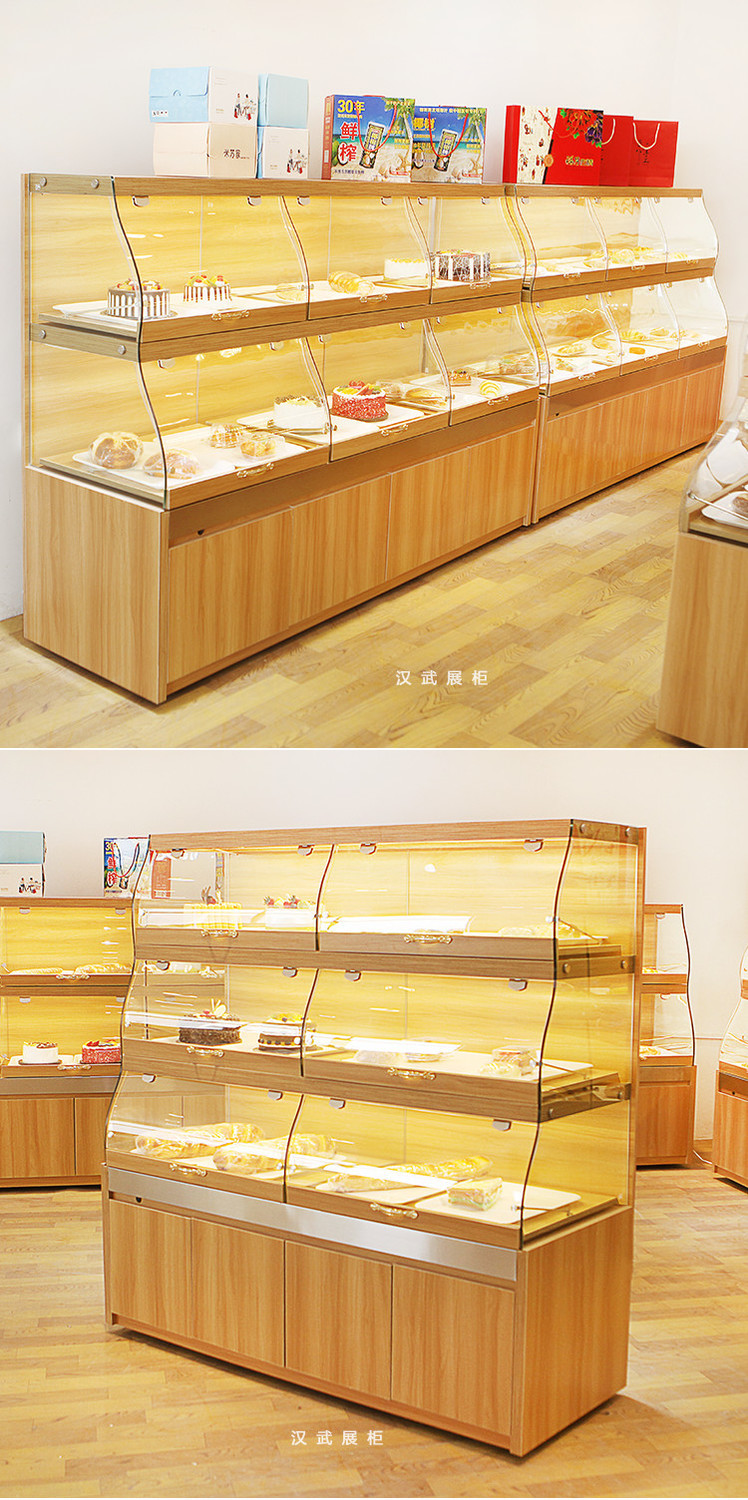 蛋糕面包展示柜蛋糕展示柜面包店玻璃柜台生日蛋糕展柜食品展示柜