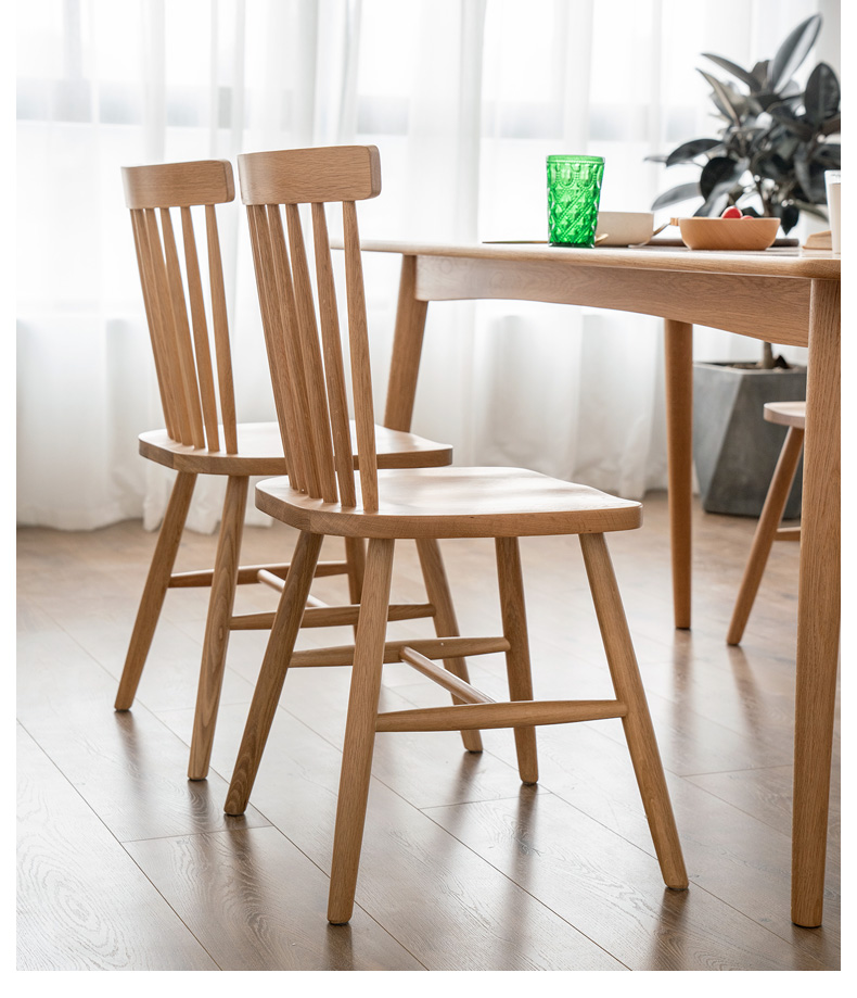 掌上明珠实木餐桌北欧橡木餐桌椅组合现代简约家用饭桌cz8805