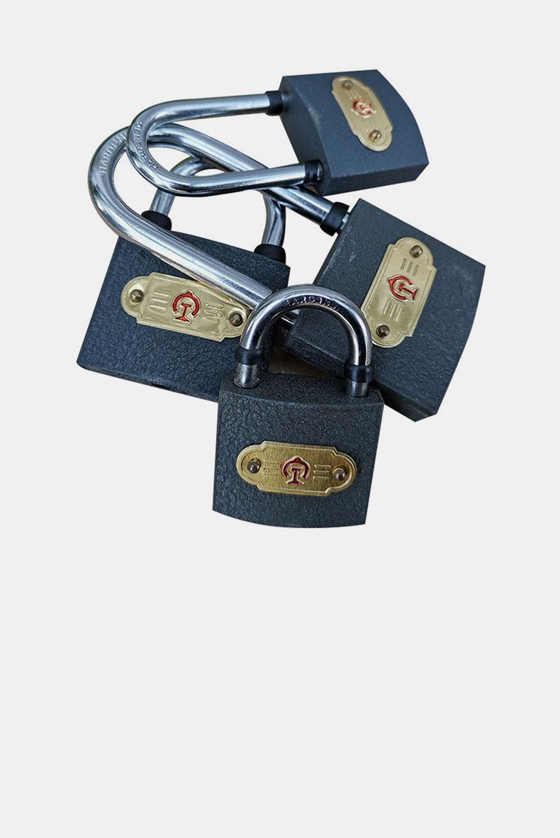 通开铁路信号专用锁内六角直径5mm锁钩4cm配一把钥匙一套装可定制