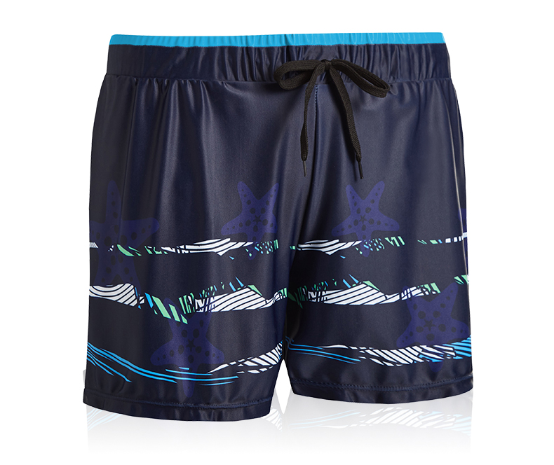 泳裤男防尴尬平角男士宽松游泳裤温泉泳衣套装海滩度假泳装沙滩裤