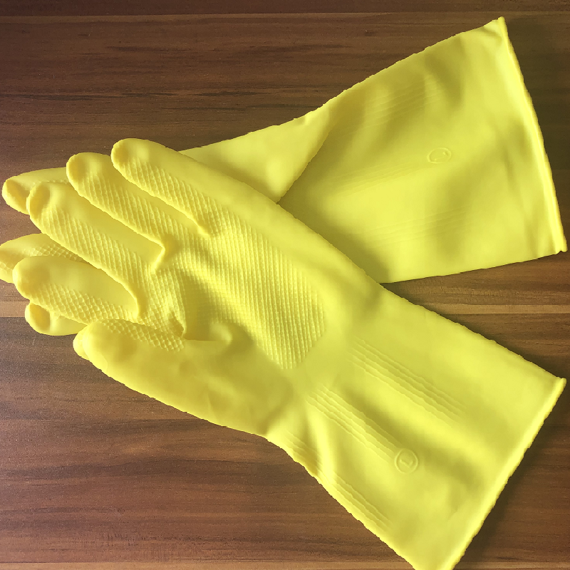 jeris橡胶手套清洁橡胶皮手套耐用家务厨房洗碗手套