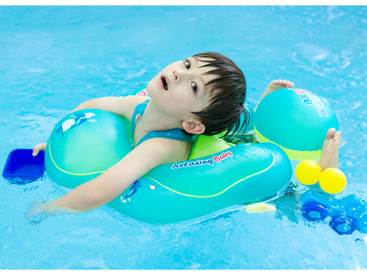 特别版自游宝贝婴儿游泳圈趴圈宝宝浮球腋下圈03个月6岁儿童