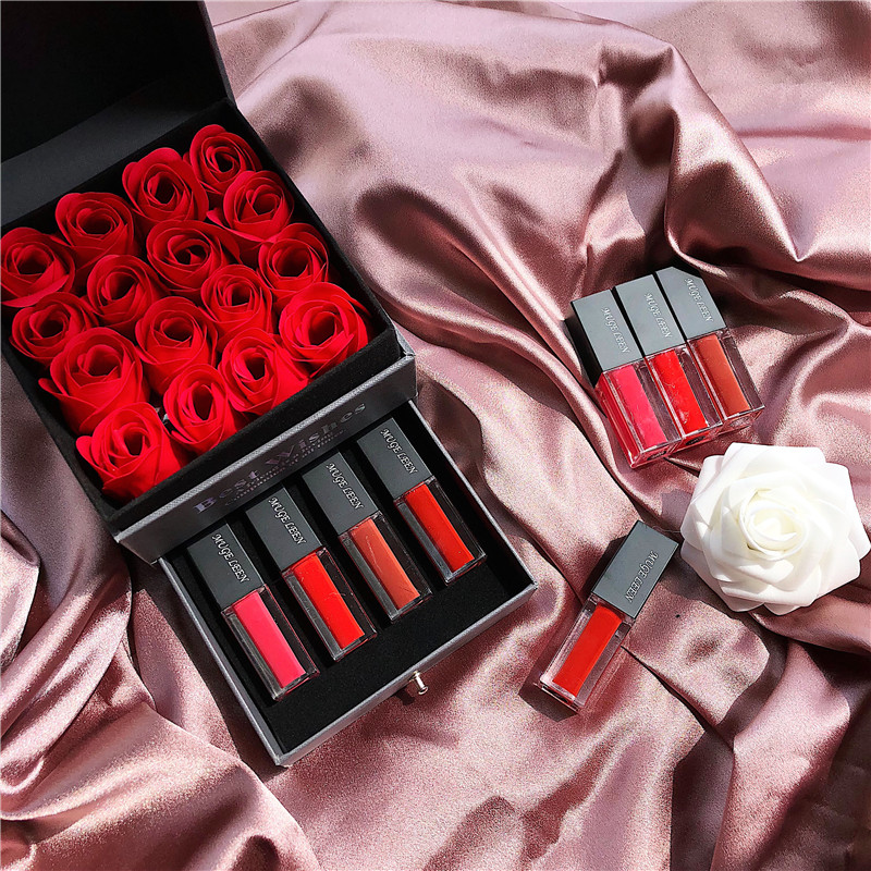 情人节口红礼盒唇釉套装ins火送女友生日情人节礼盒