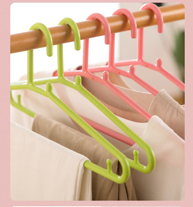 茶花塑料大号衣架学生宿舍用家用成人衣挂挂衣架晾衣服架子衣撑子