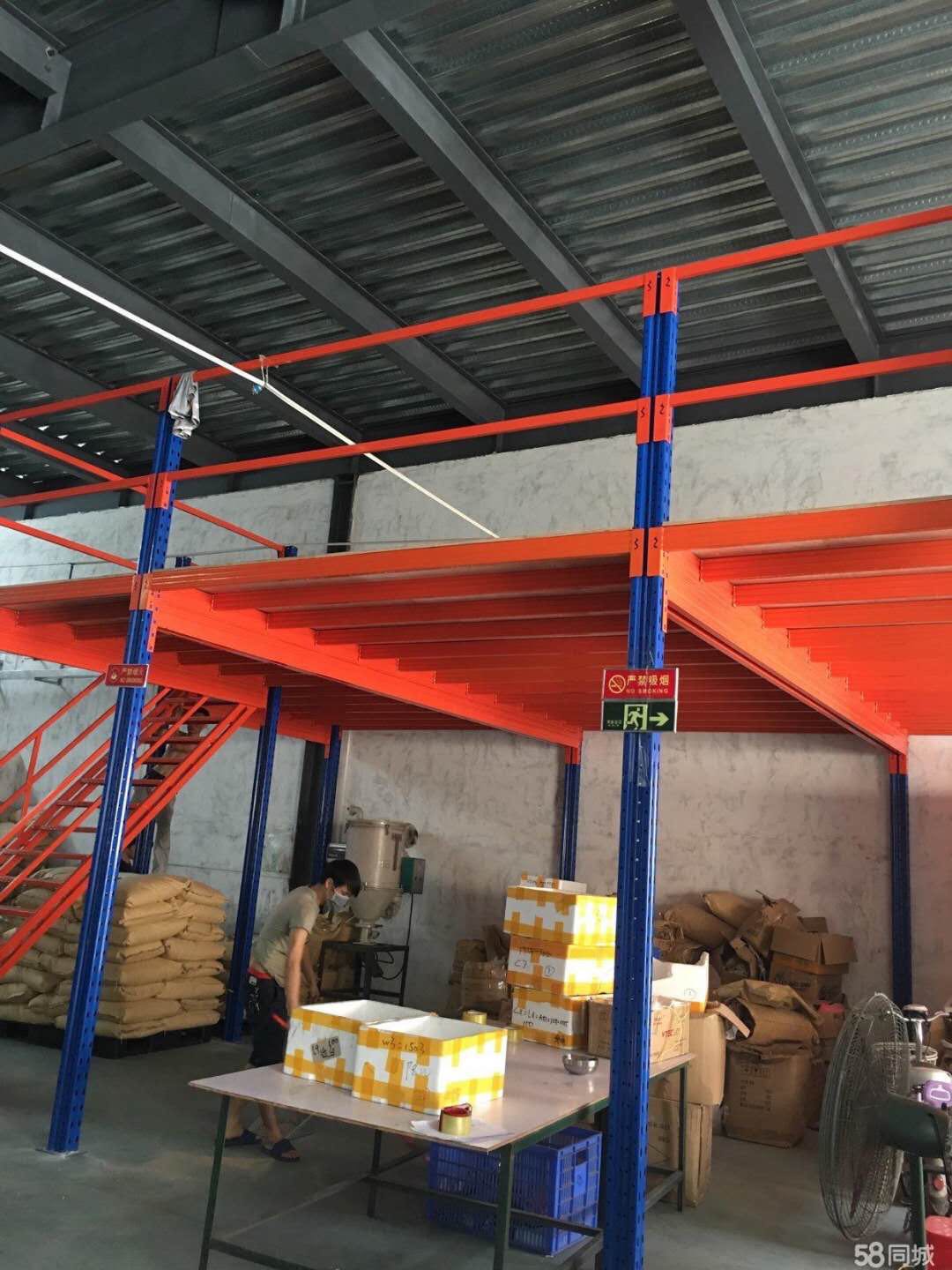 搭建钢结构阁楼平台货架仓储仓库隔二层搭两层双层立体架复式车库