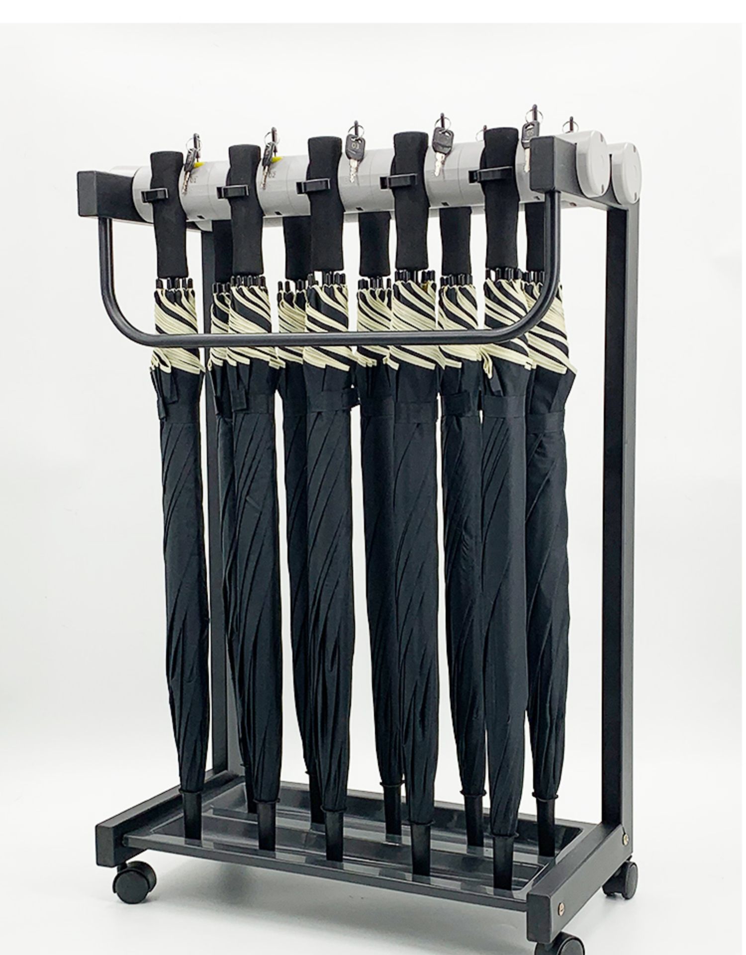 便民雨伞架带锁酒店超市大堂12头闪电