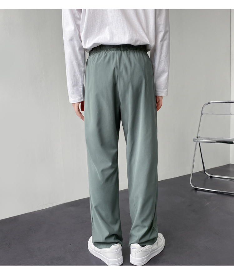 希杰狮王男士休闲裤 希杰狮王美式oversize裤子男春秋vintage直筒裤