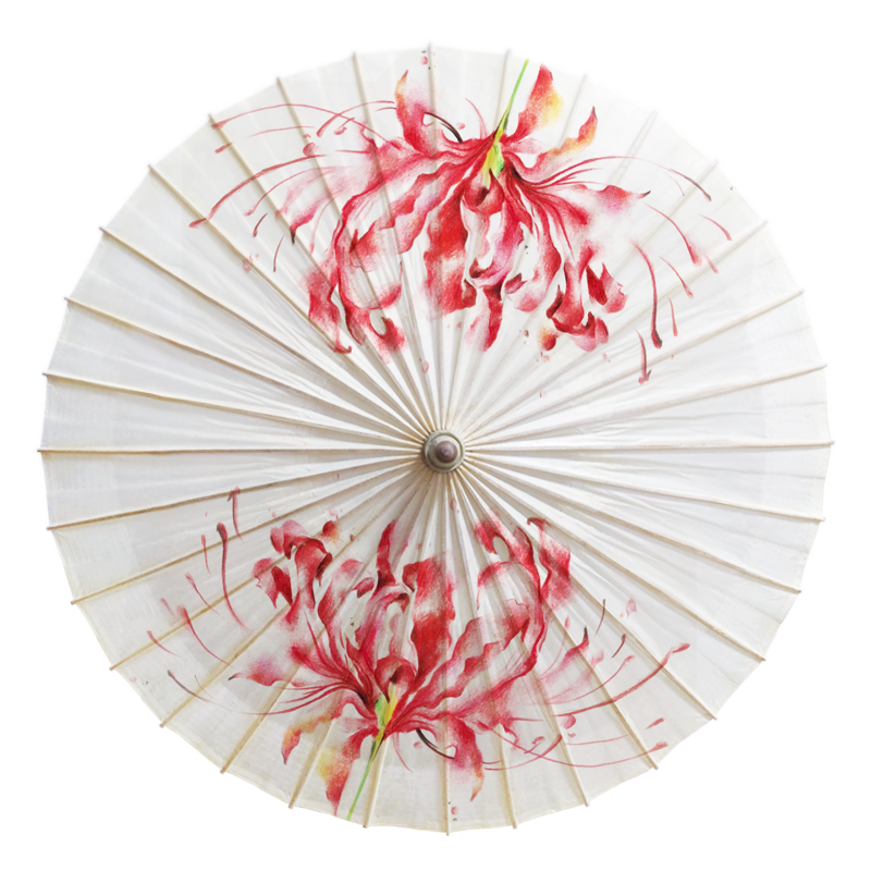 油纸伞女古风防雨防晒实用纯手工传统古典汉服装饰舞蹈伞彼岸花