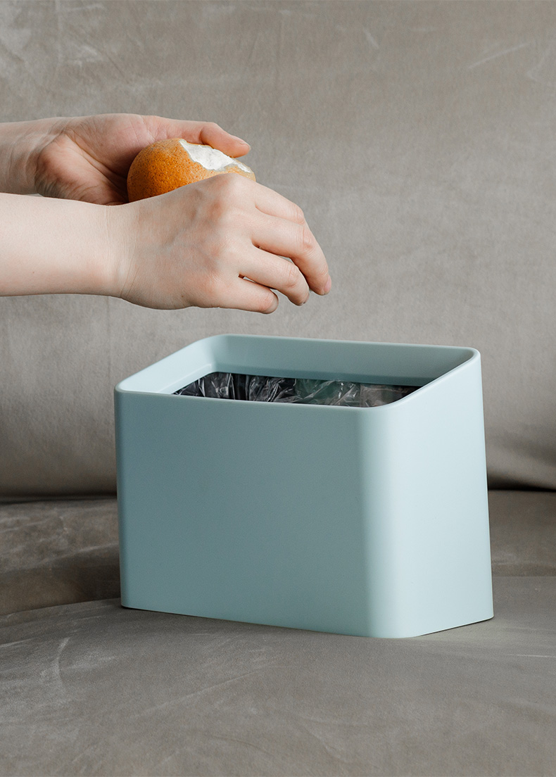 桌面垃圾桶客厅家用茶几迷你办公室桌上北欧小型纸篓小号垃圾桶