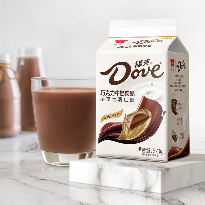 新品味全德芙丝滑浓郁可可巧克力牛奶饮品950g1盒10天内发货