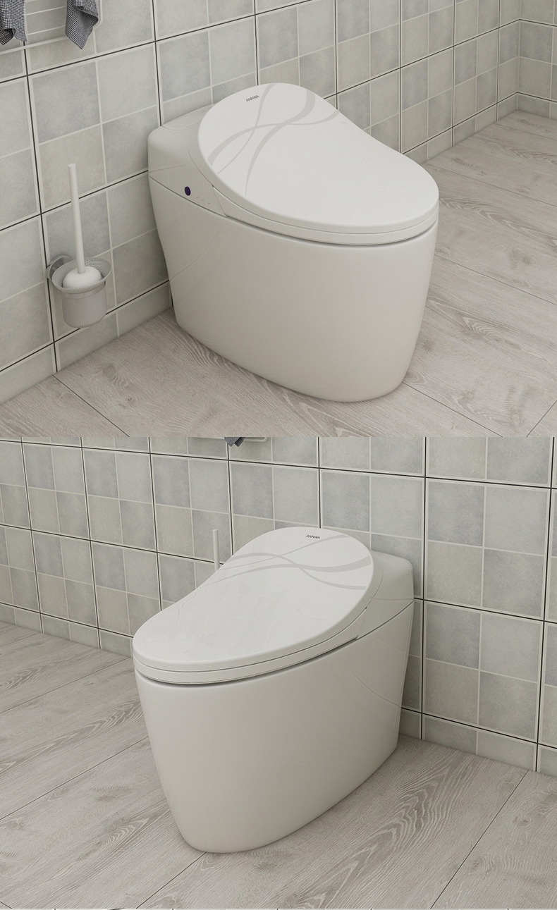 超级新品 安华智能马桶 全自动一体智能家用遥控款电动陶瓷座坐便器s3