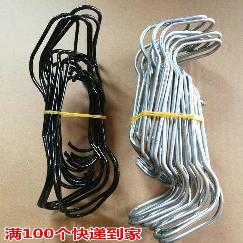 园艺温室大棚配件压顶簧卡簧钢丝夹顶弹簧大棚卡子钢管卡扣2020热镀锌