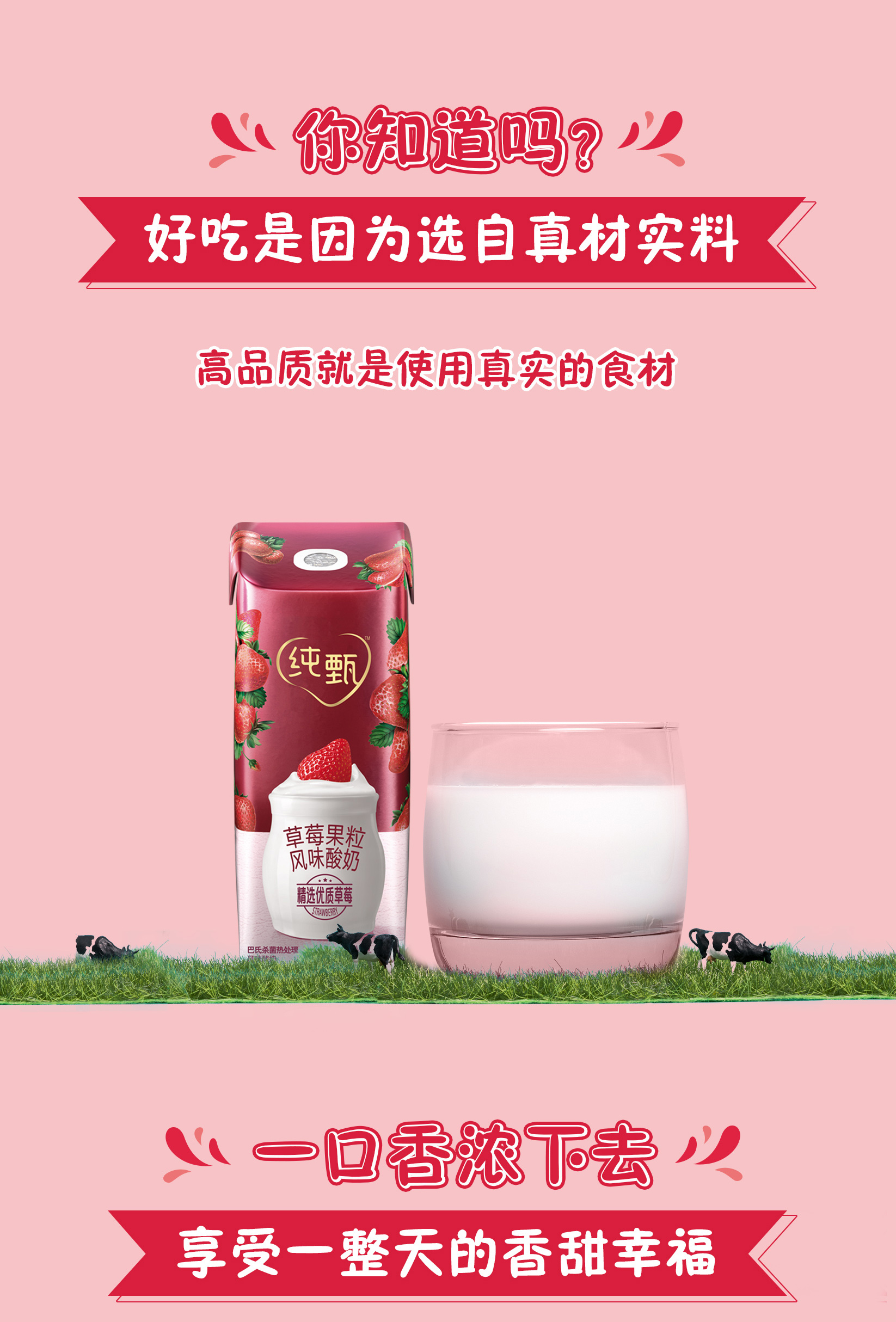 3月生产蒙牛纯甄草莓果粒风味酸奶200g10包整箱